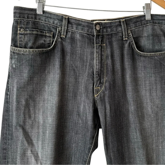 Jake Agave Men’s Mid-Rise Relaxed Straight Waterman Denim Jeans - Picture 8 of 16